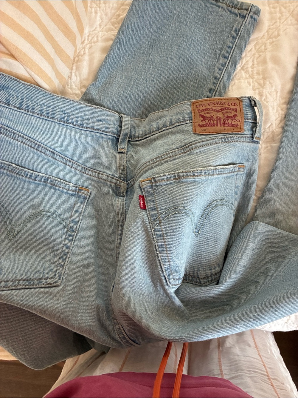 Levi's Women's Light Blue High-Rise Jeans